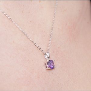 J&LBIJOUX Jewelry - S925 February (amethyst) birthstone necklace J&LBIJOUX Jewelry - S925 February (amethyst) birthstone necklace